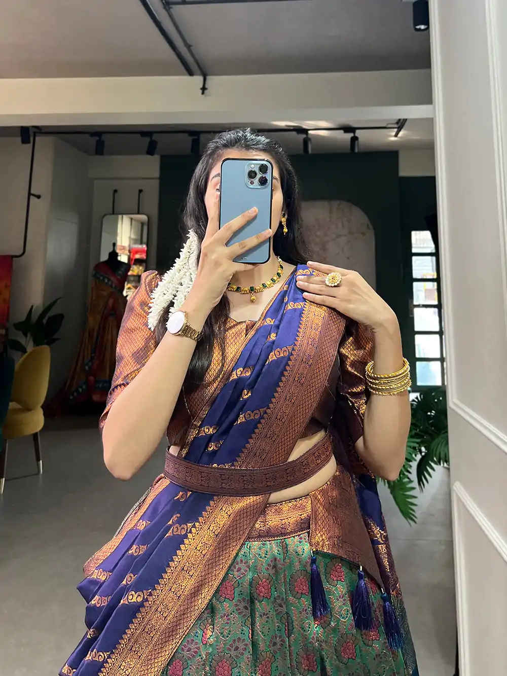 LNB 2000 Navy Blue Color Silk Jacquard Zari Weaving Work Lehenga Choli Wedding, Party, Festive, Events Etc. Delivery 4-6 Working Days Rs 1999 | Creative Lehenga, Bollywood Lehenga, Designer Lehenga, Embroidered Lehenga, Lehenga, Party Wear Lehenga