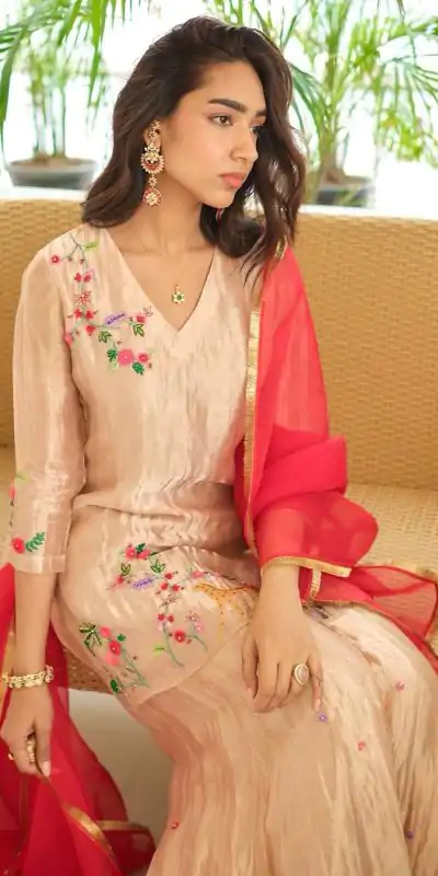 BE 326 Creamy Color Fendi With Embroidery Work Salwar SuitCasual, Wedding, Party, Festive, Events Etc.4-6 Working Days@ 1999/-only | Casual Suits, Jump Suits, Creative suits, Designer Suits, Palazzo Suits, Party Wear Suits, Patiala Suits, Salwar suit, Straight Suits