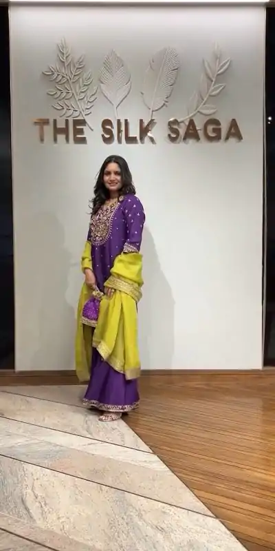 ZSR 3109 Purple Chinnon Silk With 5mm Embroidery Sequence Work Salwar Suit Casual, Wedding, Party, Festive, Events Etc.4-6 Working Days@ 1999/-only | Casual Suits, Jump Suits, Creative suits, Designer Suits, Palazzo Suits, Party Wear Suits, Patiala Suits, Salwar suit, Straight Suits