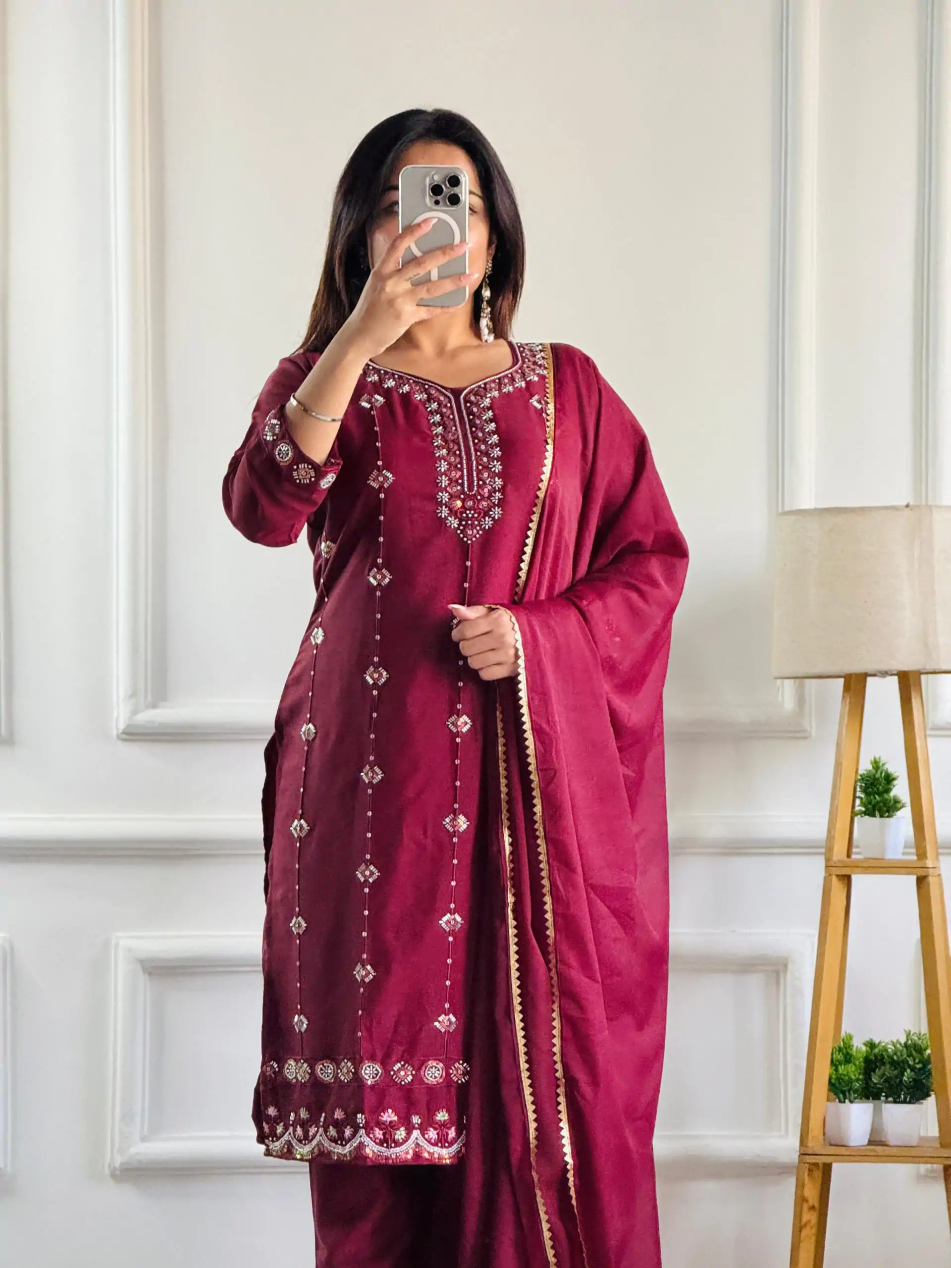 VLM 257 Red Color Glowing Red Color Star Georgette With Embroidery Moti Work Salwar Suit , Wedding, Party, Festive, Events Etc.4-6 Working Days@ 2099/-only | Casual Suits, Jump Suits, Creative suits, Designer Suits, Palazzo Suits, Party Wear Suits, Patiala Suits, Salwar suit, Straight Suits