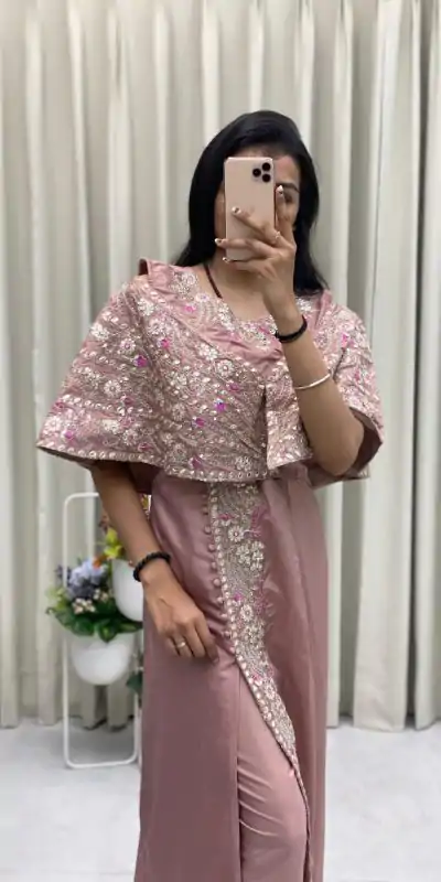 BE 327 Light Pink Color Crepe Silk Sequence Embroidery Foil Paper Work Salwar Suit Casual, Wedding, Party, Festive, Events Etc.4-6 Working Days@ 1899/-only | Casual Suits, Jump Suits, Creative suits, Designer Suits, Palazzo Suits, Party Wear Suits, Patiala Suits, Salwar suit, Straight Suits