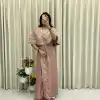 Nice Light Pink Color Crepe Silk Sequence Embroidery Foil Paper Work Salwar Suit