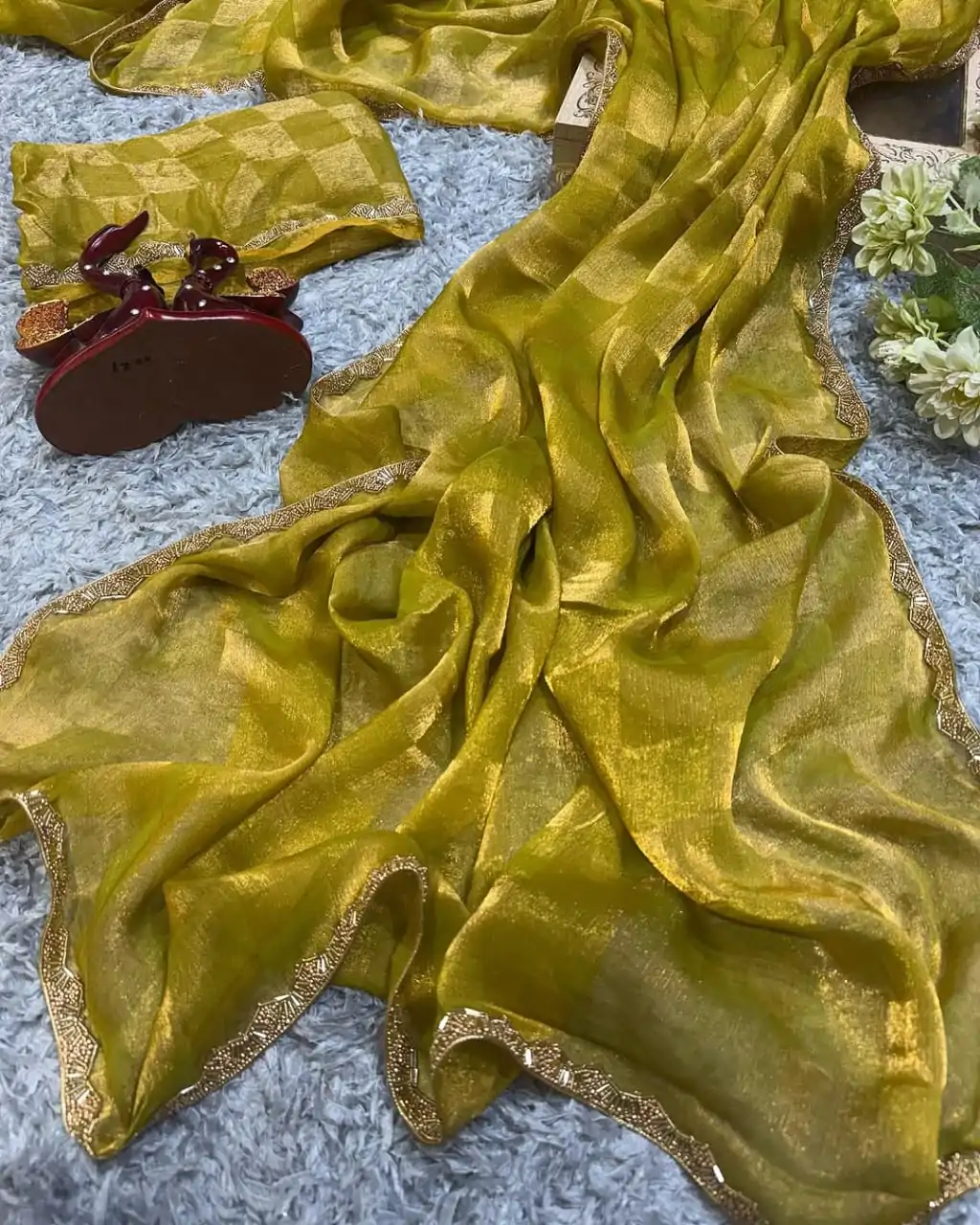 KF Arrival Yellow Color Fendi Chiffon Pattern Hand Work Lace Saree Casual, Wedding, Festive, Events . Expected Delivery  4-6 Working Days @1999/- only                                                                                                                                             | Embroidered Sarees, Bollywood Sarees, Creative Sarees, Designer Sarees, Ethnic Saree, Modern Digital sarees, Party Wear Sarees, Sarees