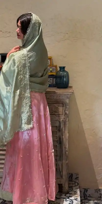 LG 1910 Peach Color Jimmy Choo Sequence Embroidery Rivet Moti Work Salwar Suit Casual, Wedding, Party, Festive, Events Etc.4-6 Working Days@ 2399/-only | Casual Suits, Jump Suits, Creative suits, Designer Suits, Palazzo Suits, Party Wear Suits, Patiala Suits, Salwar suit, Straight Suits