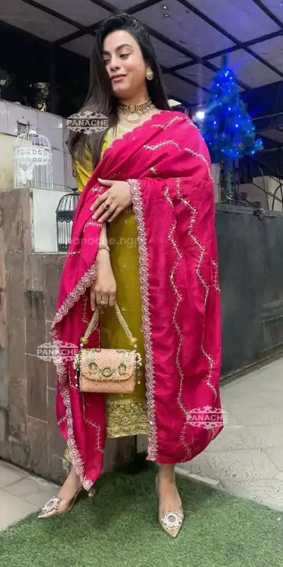 BE G82 Mahandi Chinon With Embroidery Work Salwar Suit Casual, Wedding, Party, Festive, Events Etc.4-6 Working Days@1849/-only | Casual Suits, Jump Suits, Creative suits, Designer Suits, Palazzo Suits, Party Wear Suits, Patiala Suits, Salwar suit, Straight Suits