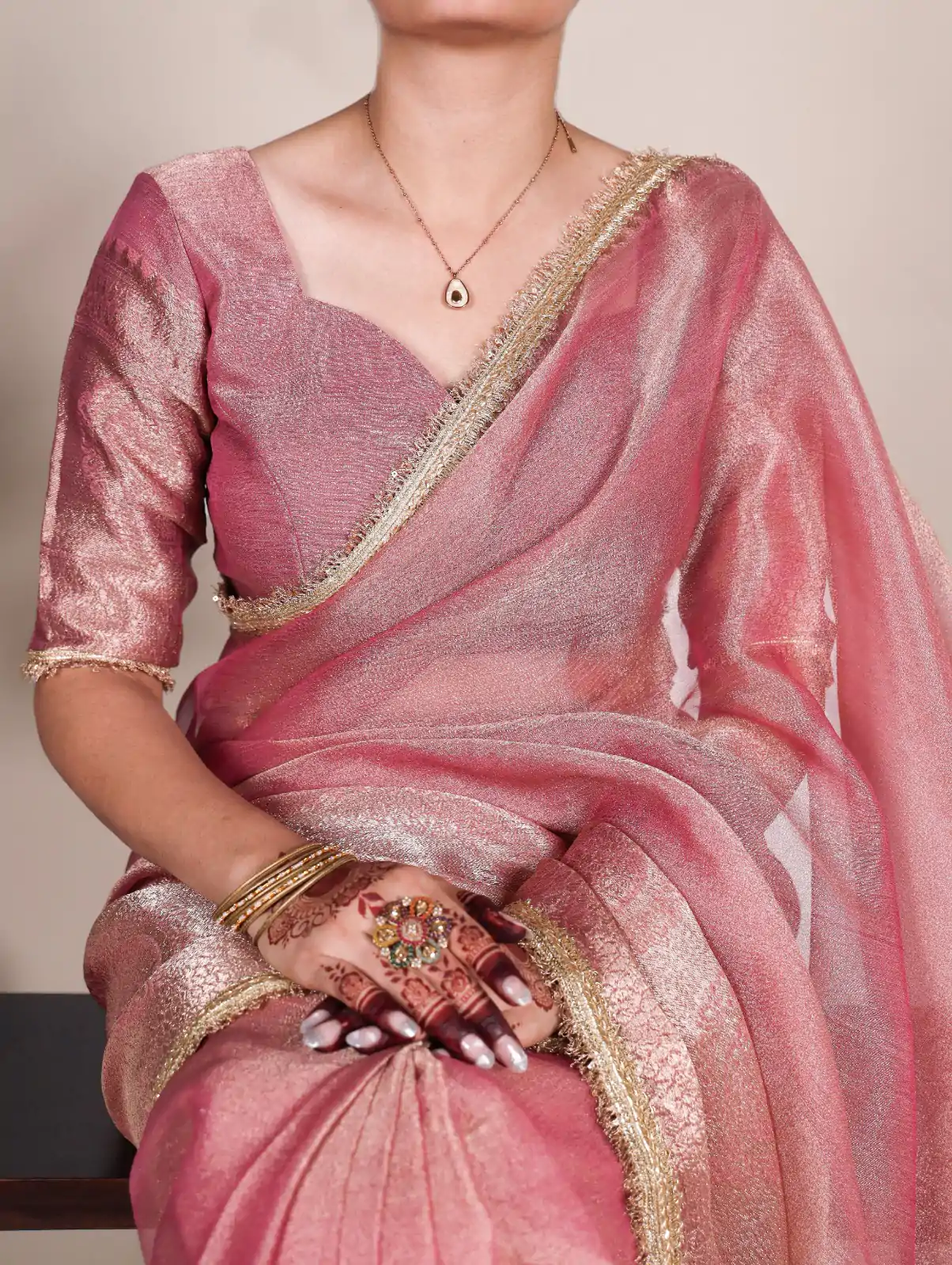 YNF 7114 Pink Color Tissue Shimmer Zari Weaving Work Saree Casual, Wedding, Festive, Events . Expected Delivery  4-6 Working Days @1699/- only                                                                                                                   | Embroidered Sarees, Bollywood Sarees, Creative Sarees, Designer Sarees, Ethnic Saree, Modern Digital sarees, Party Wear Sarees, Sarees