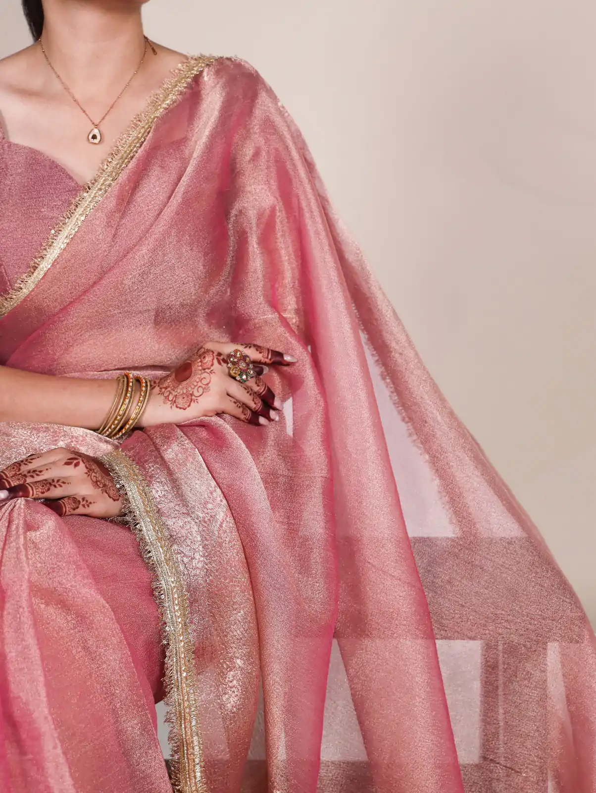 YNF 7114 Pink Color Tissue Shimmer Zari Weaving Work Saree Casual, Wedding, Festive, Events . Expected Delivery  4-6 Working Days @1699/- only                                                                                                                   | Embroidered Sarees, Bollywood Sarees, Creative Sarees, Designer Sarees, Ethnic Saree, Modern Digital sarees, Party Wear Sarees, Sarees