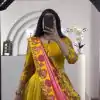 PC 321 Yellow Color  Chant Crepe Kalamkari Print Lehenga Choli Casual, Wedding, Festival, Events, Expected, Delivery 4-5 Working Days @1799 | Creative Lehenga, Bollywood Lehenga, Designer Lehenga, Embroidered Lehenga, Lehenga, Party Wear Lehenga
