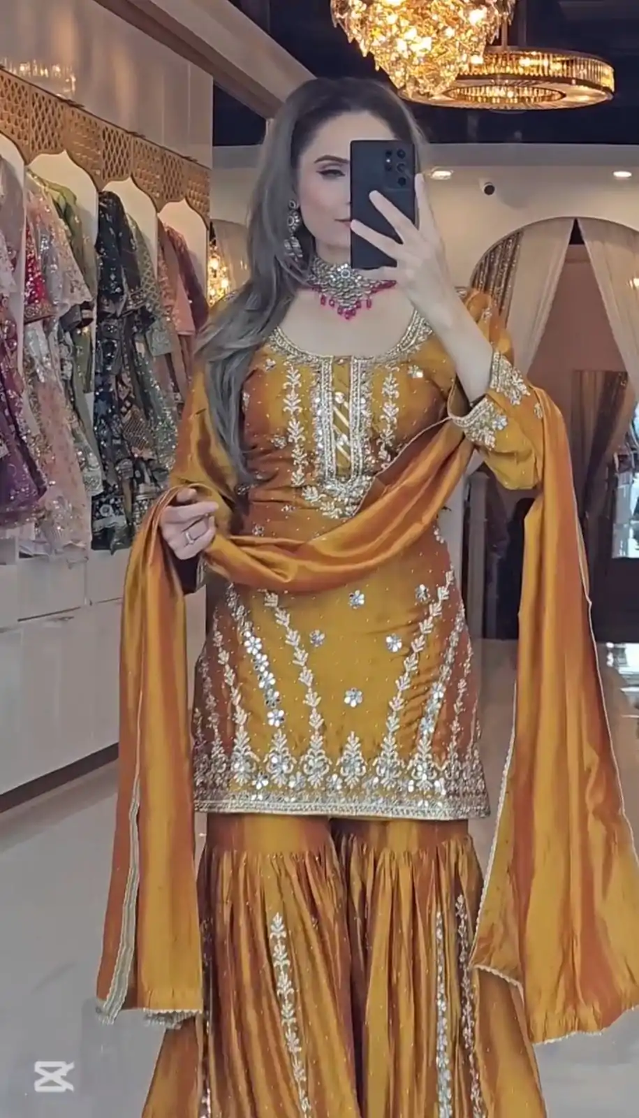 SRK 5248 Yellow Color Foix Georgette Beads With Sequence Salwar Suit Casual, Wedding, Party, Festive, Events Etc.4-6 Working Days@ 2149/-only | Casual Suits, Jump Suits, Creative suits, Designer Suits, Palazzo Suits, Party Wear Suits, Patiala Suits, Salwar suit, Straight Suits