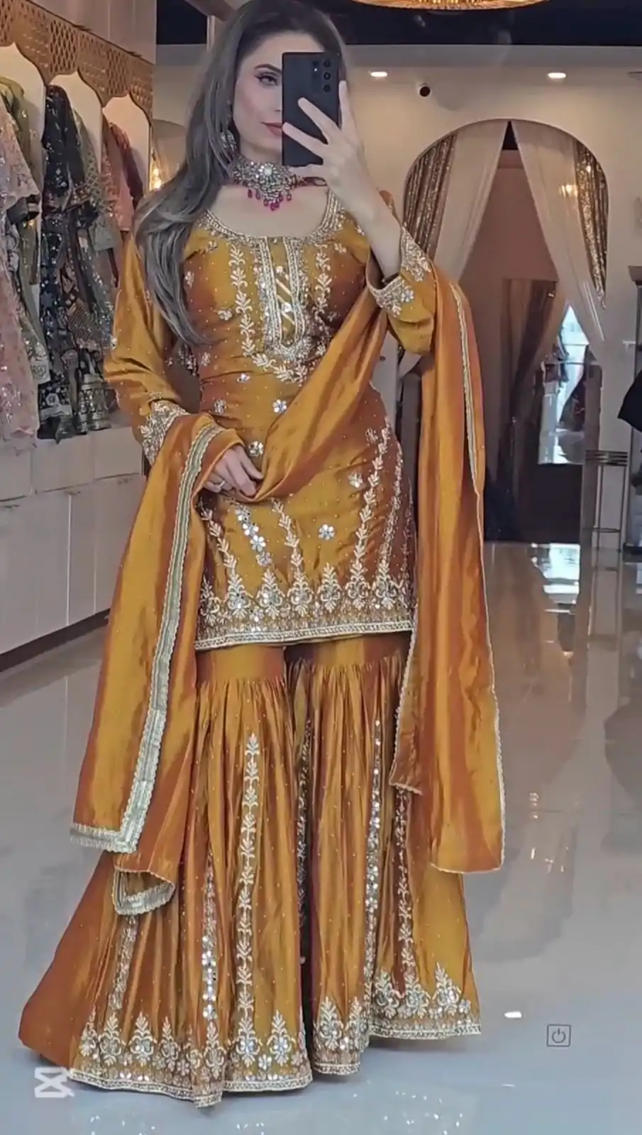 SRK 5248 Yellow Color Foix Georgette Beads With Sequence Salwar Suit Casual, Wedding, Party, Festive, Events Etc.4-6 Working Days@ 2149/-only | Casual Suits, Jump Suits, Creative suits, Designer Suits, Palazzo Suits, Party Wear Suits, Patiala Suits, Salwar suit, Straight Suits