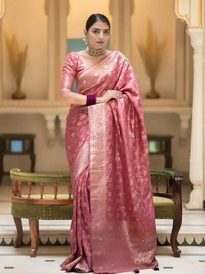 MS 483 Peach Color Soft Litchi Silk Kubera Pattu Saree Casual, Wedding, Festive, Events . Expected Delivery  4-6 Working Days @1199/- only                                                                                                                                             | Embroidered Sarees, Bollywood Sarees, Creative Sarees, Designer Sarees, Ethnic Saree, Modern Digital sarees, Party Wear Sarees, Sarees