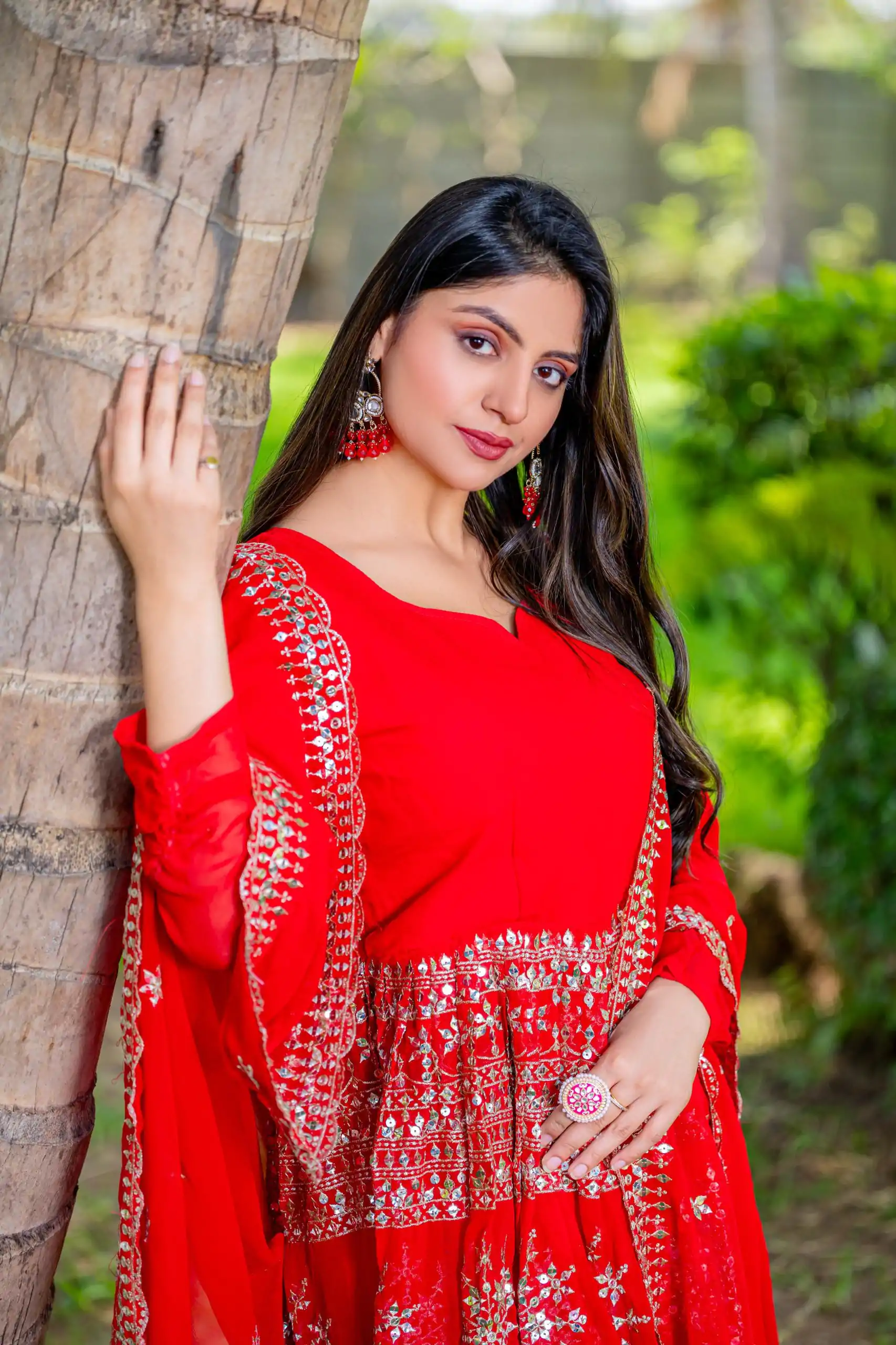 Ram 094 Red Color Georgette 7mm Sequence Work Salwar Suit Casual, Wedding, Festive, Events . Expected Delivery  4-6 Working Days @2349/- only      | Casual Suits, Jump Suits, Creative suits, Designer Suits, Palazzo Suits, Party Wear Suits, Patiala Suits, Salwar suit, Straight Suits