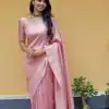 KP 4074 Pink  Color Lichi Silk Jacquard Work On All Over Saree Casual, Wedding, Festive, Events . Expected Delivery  4-6 Working Days @1399/- only                                                                                                                                           | Embroidered Sarees, Bollywood Sarees, Creative Sarees, Designer Sarees, Ethnic Saree, Modern Digital sarees, Party Wear Sarees, Sarees