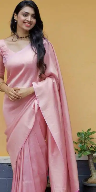 KP 4074 Pink  Color Lichi Silk Jacquard Work On All Over Saree Casual, Wedding, Festive, Events . Expected Delivery  4-6 Working Days @1399/- only                                                                                                                                           | Embroidered Sarees, Bollywood Sarees, Creative Sarees, Designer Sarees, Ethnic Saree, Modern Digital sarees, Party Wear Sarees, Sarees