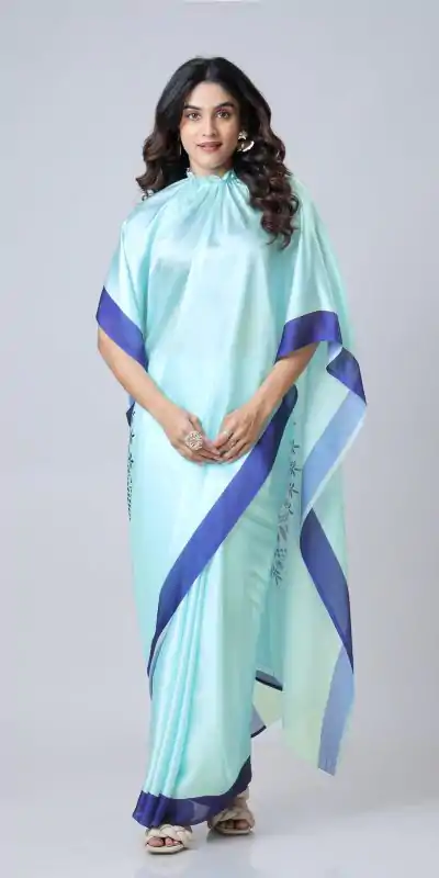 ST 1102B Sky Blue Color Japan Satin Digital Print Work Saree Casual, Wedding, Festive, Events . Expected Delivery  4-6 Working Days @1849/- only      | Embroidered Sarees, Bollywood Sarees, Creative Sarees, Designer Sarees, Ethnic Saree, Modern Digital sarees, Party Wear Sarees, Sarees
