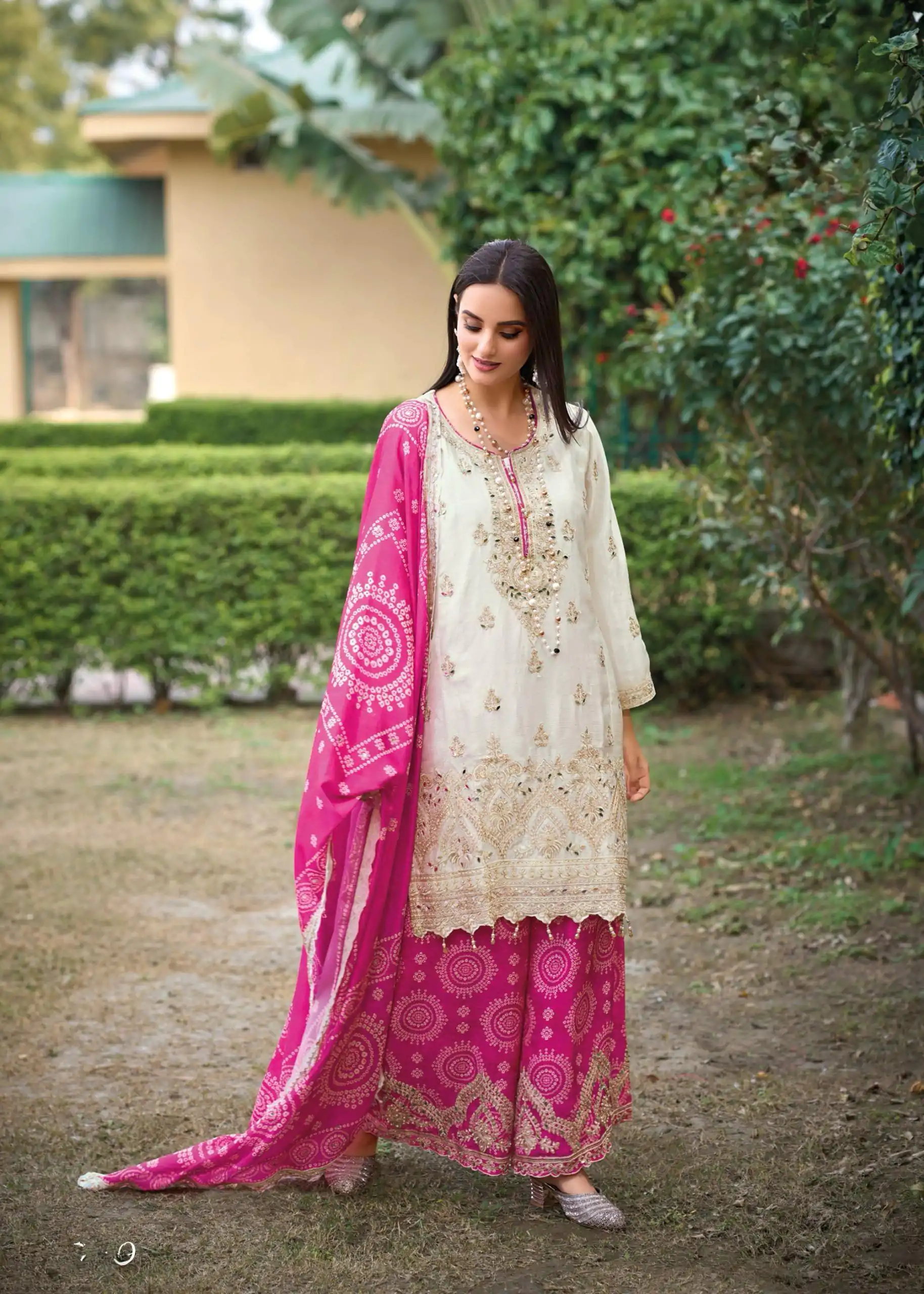 KF 1679 Pink Color Chinon Sequence Mirror Hand Work Salwar Suit Casual, Wedding, Festive, Events . Expected Delivery  4-6 Working Days @2299/- only      | Casual Suits, Jump Suits, Creative suits, Designer Suits, Palazzo Suits, Party Wear Suits, Patiala Suits, Salwar suit, Straight Suits