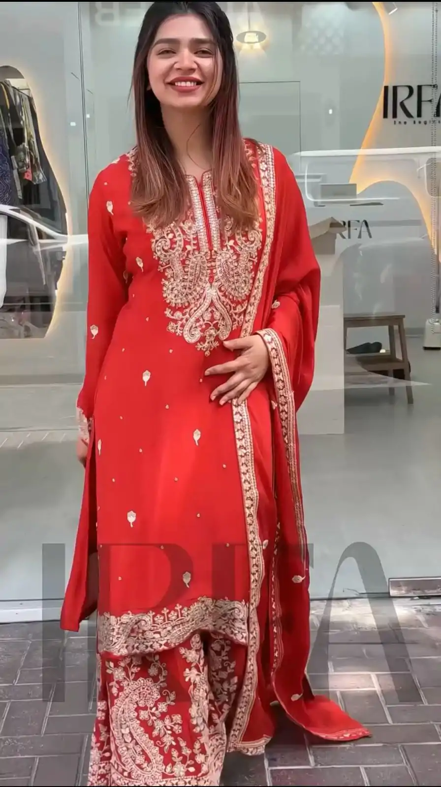 VLM 271 Red Color Chinon Silk With Embroidery Work Salwar Suit Casual, Wedding, Festive, Events . Expected Delivery  4-6 Working Days @2149/- only      | Casual Suits, Jump Suits, Creative suits, Designer Suits, Palazzo Suits, Party Wear Suits, Patiala Suits, Salwar suit, Straight Suits