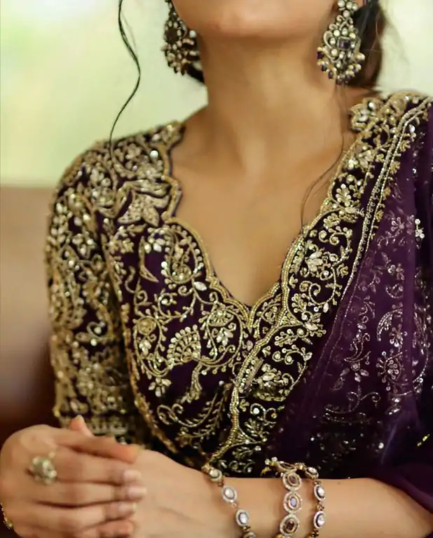 BT 421 Purple Color Soft Organza Silk Thread Sequence Work Saree Casual, Wedding, Festive, Events . Expected Delivery  4-6 Working Days @1949/- only                                                                                                                                             | Embroidered Sarees, Bollywood Sarees, Creative Sarees, Designer Sarees, Ethnic Saree, Modern Digital sarees, Party Wear Sarees, Sarees