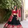 LNB 1221 Black Color Tushar Silk Patola Printed Lehenga Choli Casual, Wedding, Party, Festive, Events Etc.4-6 Working Days@ 2249/-only | Creative Lehenga, Bollywood Lehenga, Designer Lehenga, Embroidered Lehenga, Lehenga, Party Wear Lehenga