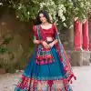 LNB 1221 Blue Color Tushar Silk Patola Printed Lehenga Choli Casual, Wedding, Party, Festive, Events Etc.4-6 Working Days@ 2249/-only | Creative Lehenga, Bollywood Lehenga, Designer Lehenga, Embroidered Lehenga, Lehenga, Party Wear Lehenga