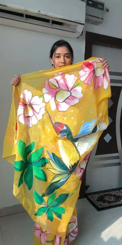 SC 228 Yellow Color Soft Organza Silk Ready To Wear Saree Casual, Wedding, Festive, Events . Expected Delivery  4-6 Working Days @1549/- only                                                                                                                                             | Embroidered Sarees, Bollywood Sarees, Creative Sarees, Designer Sarees, Ethnic Saree, Modern Digital sarees, Party Wear Sarees, Sarees