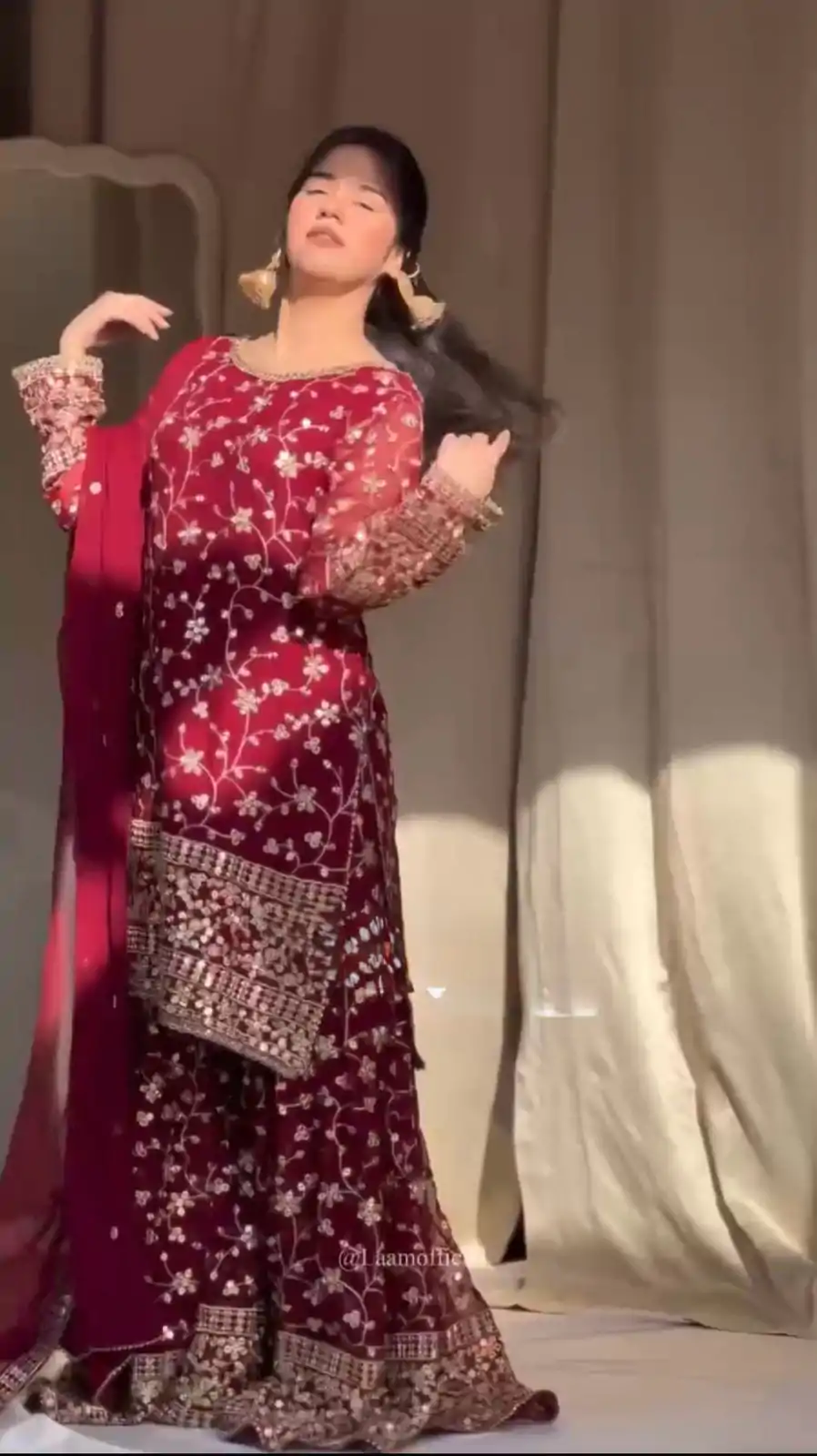 RTC 5858 Red Color Georgette Thread 9mm Sequence Salwar Suit Casual, Wedding, Festive, Events . Expected Delivery  4-6 Working Days @2349/- only      | Casual Suits, Jump Suits, Creative suits, Designer Suits, Palazzo Suits, Party Wear Suits, Patiala Suits, Salwar suit, Straight Suits