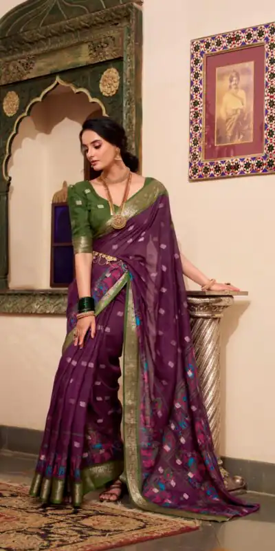 YNF 7031 Wine Color Poly Cotton Kalamkari Print Saree Casual, Wedding, Festive, Events . Expected Delivery  4-6 Working Days @1699/- only                                                                                                                                           | Creative Sarees, Embroidered Sarees, Bollywood Sarees, Designer Sarees, Ethnic Saree, Modern Digital sarees, Party Wear Sarees, Sarees
