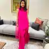 Pink Silk Salwar Suit