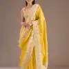 BT 1265 Yellow Color Gold Crush Sequins Work Fancy Border Saree Casual, Wedding, Festive, Events . Expected Delivery  4-6 Working Days @2249/- only                                                                                                                                           | Embroidered Sarees, Bollywood Sarees, Creative Sarees, Designer Sarees, Ethnic Saree, Modern Digital sarees, Party Wear Sarees, Sarees