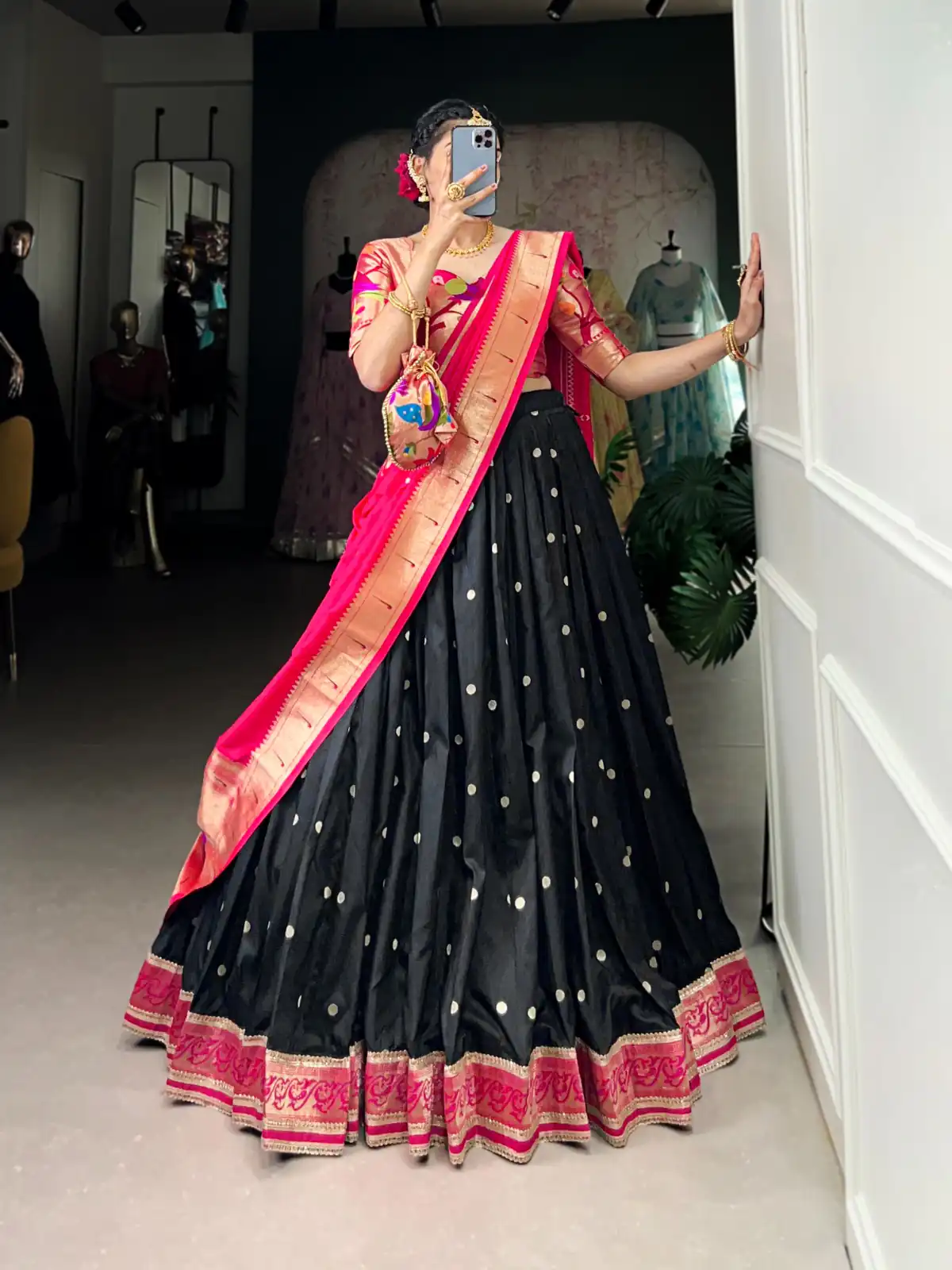 LNB 2006 Black Color Jacquard Silk Weaving Zari Work Lace Touch Up Lehenga Choli Wedding, Party, Festive, Events Etc. Delivery 4-6 Working Days Rs 3499 | Creative Lehenga, Bollywood Lehenga, Designer Lehenga, Embroidered Lehenga, Lehenga, Party Wear Lehenga