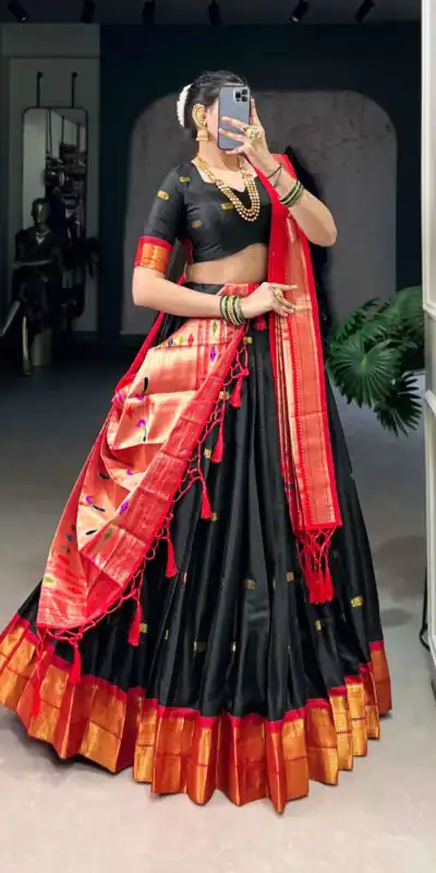 LNB 2017 Black Color Jacquard Silk Zari Weaving Work Lehenga Choli Wedding, Party, Festive, Events Etc. Delivery 4-6 Working Days Rs 2849 | Creative Lehenga, Bollywood Lehenga, Designer Lehenga, Embroidered Lehenga, Lehenga, Party Wear Lehenga