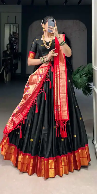 LNB 2017 Black Color Jacquard Silk Zari Weaving Work Lehenga Choli Wedding, Party, Festive, Events Etc. Delivery 4-6 Working Days Rs 2849 | Creative Lehenga, Bollywood Lehenga, Designer Lehenga, Embroidered Lehenga, Lehenga, Party Wear Lehenga