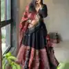BE 389 Black Color Polyester Rayon With Print Lehenga Choli Wedding, Party, Festive, Events Etc. Delivery 4-6 Working Days Rs 1999 | Creative Lehenga, Bollywood Lehenga, Designer Lehenga, Embroidered Lehenga, Lehenga, Party Wear Lehenga