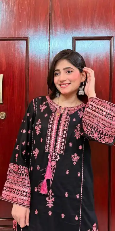 LG 1993 Black Color Roman Silk Embroidery Work Mirror Work Salwar Suit Casual, Wedding, Festive, Events . Expected Delivery  4-6 Working Days @2099/- only      | Casual Suits, Jump Suits, Creative suits, Designer Suits, Palazzo Suits, Party Wear Suits, Patiala Suits, Salwar suit, Straight Suits