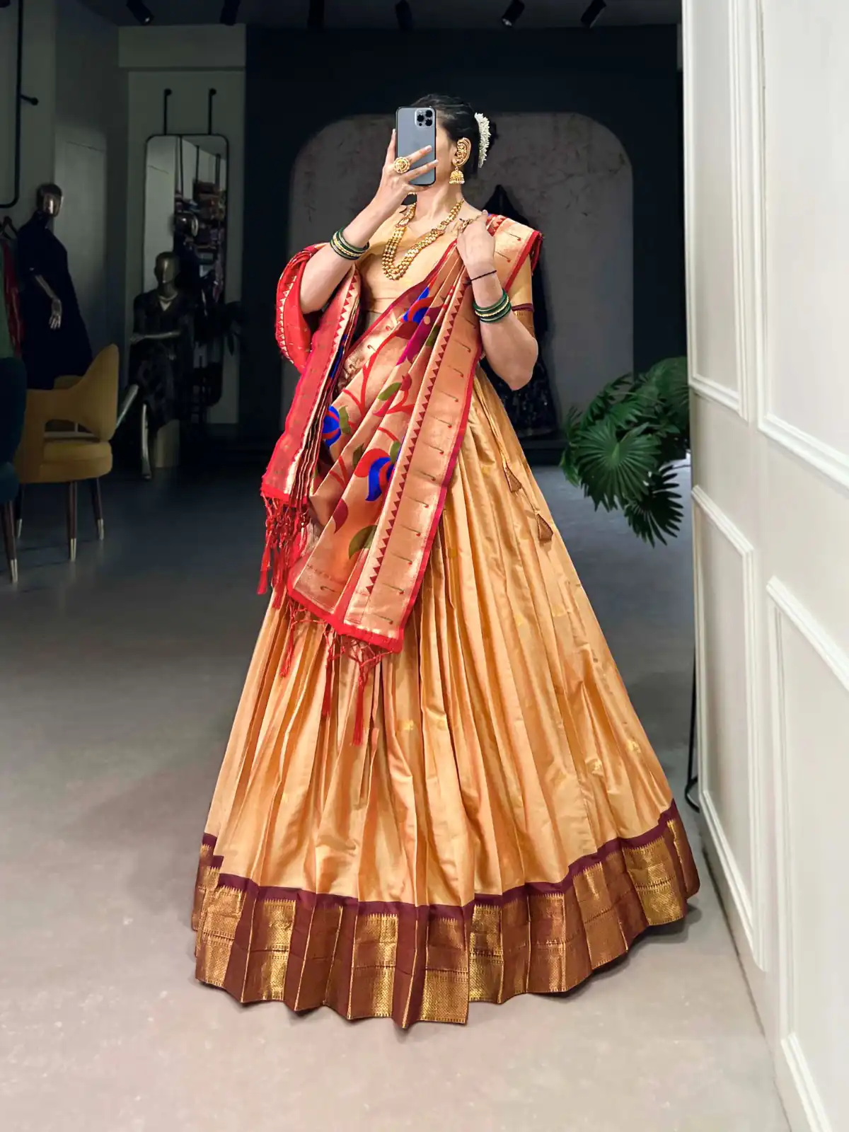 LNB 2017 Chiku Color Jacquard Silk Zari Weaving Work Lehenga Choli Wedding, Party, Festive, Events Etc. Delivery 4-6 Working Days Rs 2849 | Creative Lehenga, Bollywood Lehenga, Designer Lehenga, Embroidered Lehenga, Lehenga, Party Wear Lehenga