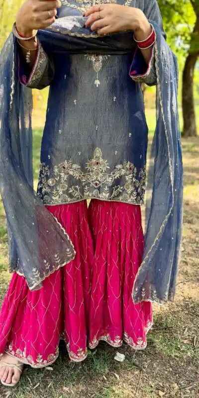 BE 380 Gray Fandy Salwar Suit Perfect for Wedding, Party, Ethnic Day, Family Gatherings, Sangeet . Available at ₹1999 only. Delivery 4-6 Working Days | Casual Suits, Jump Suits, Tops & Bottoms, Track Suits, Trendy Wear, Creative suits, Designer Suits, Palazzo Suits, Party Wear Suits, Patiala Suits, Salwar suit, Straight Suits