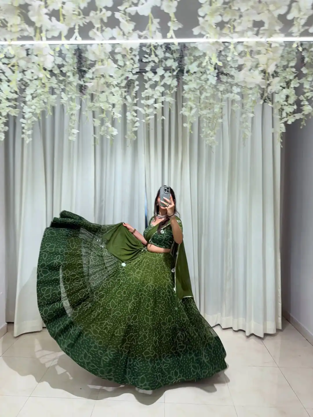LG 647 Green Color Printed Georgette Real Mirror Work Lehenga Choli Wedding, Party, Festive, Events Etc. Delivery 4-6 Working Days Rs 2099 | Creative Lehenga, Bollywood Lehenga, Designer Lehenga, Embroidered Lehenga, Lehenga, Party Wear Lehenga
