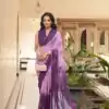 YNF 7038 Lavender Color Weightless Marbal Floral Printed Lace Saree Casual, Wedding, Festive, Events . Expected Delivery  4-6 Working Days @1549/- only                                                                                | Embroidered Sarees, Bollywood Sarees, Creative Sarees, Designer Sarees, Ethnic Saree, Modern Digital sarees, Party Wear Sarees, Sarees