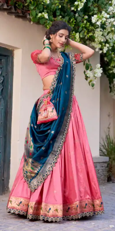 LNB 2014 Light Pink Color Jacquard Zari Work Sequins Thread Embroidery Lehenga Choli Wedding, Party, Festive, Events Etc. Delivery 4-6 Working Days Rs 3749 | Creative Lehenga, Bollywood Lehenga, Designer Lehenga, Embroidered Lehenga, Lehenga, Party Wear Lehenga