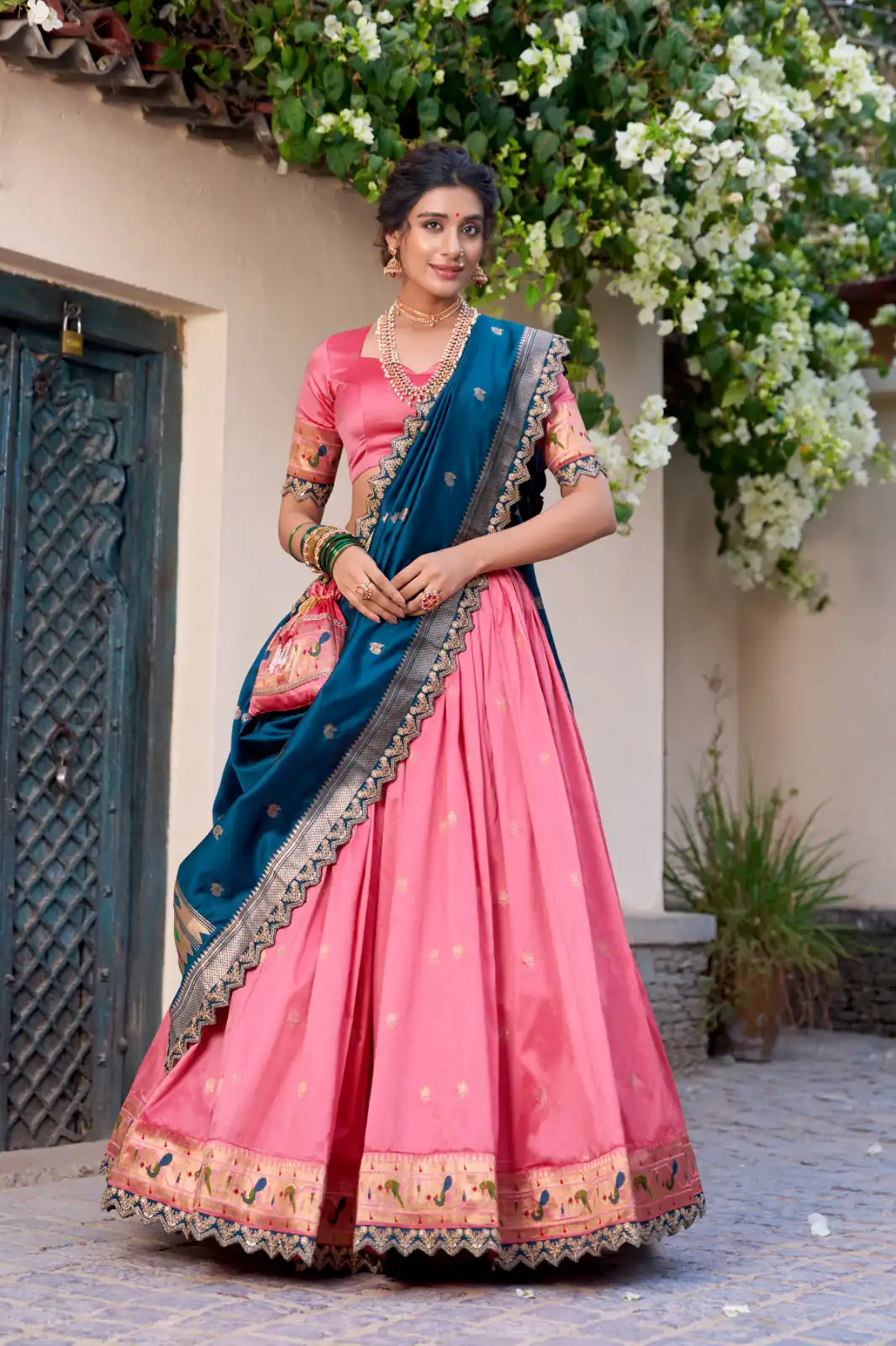 LNB 2014 Light Pink Color Jacquard Zari Work Sequins Thread Embroidery Lehenga Choli Wedding, Party, Festive, Events Etc. Delivery 4-6 Working Days Rs 3749 | Creative Lehenga, Bollywood Lehenga, Designer Lehenga, Embroidered Lehenga, Lehenga, Party Wear Lehenga
