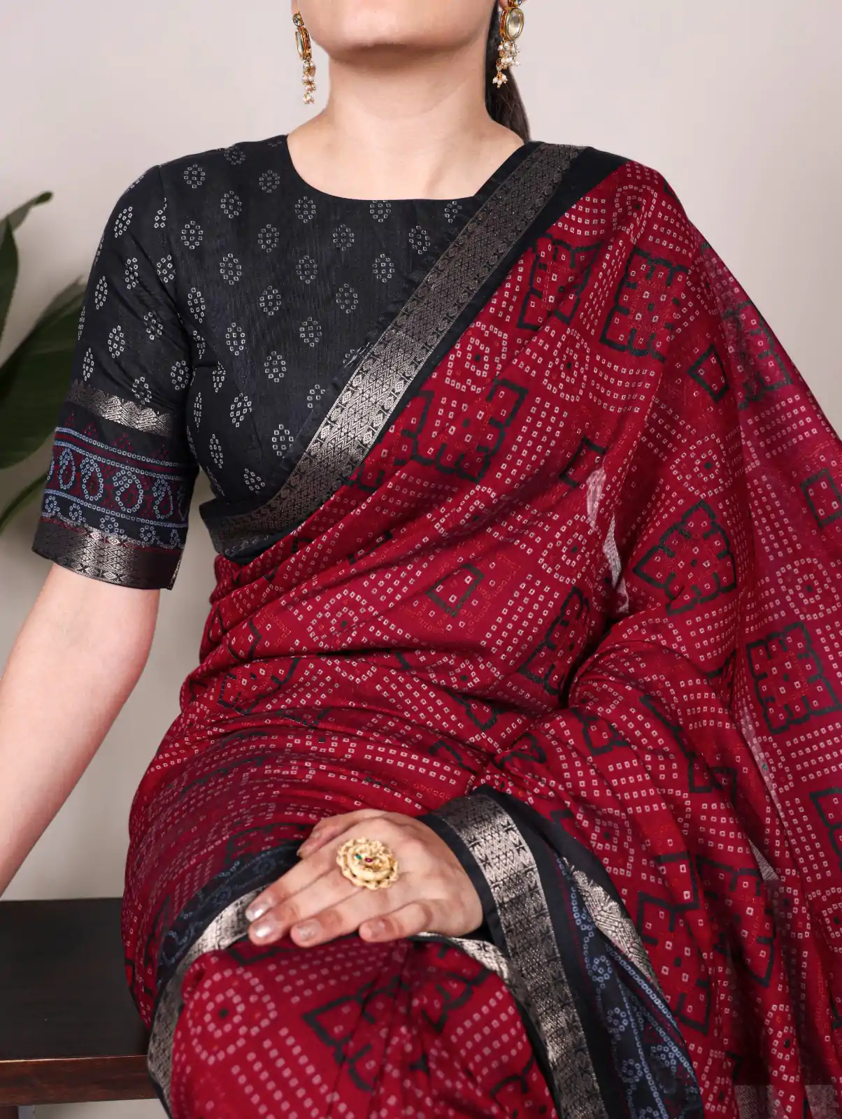 YNF 7046 Maroon Color Polyester Chanderi Print Zari Weaving Work Saree Casual, Wedding, Festive, Events . Expected Delivery  4-6 Working Days @1549/- only                                                                                | Creative Sarees, Embroidered Sarees, Bollywood Sarees, Designer Sarees, Ethnic Saree, Modern Digital sarees, Party Wear Sarees, Sarees