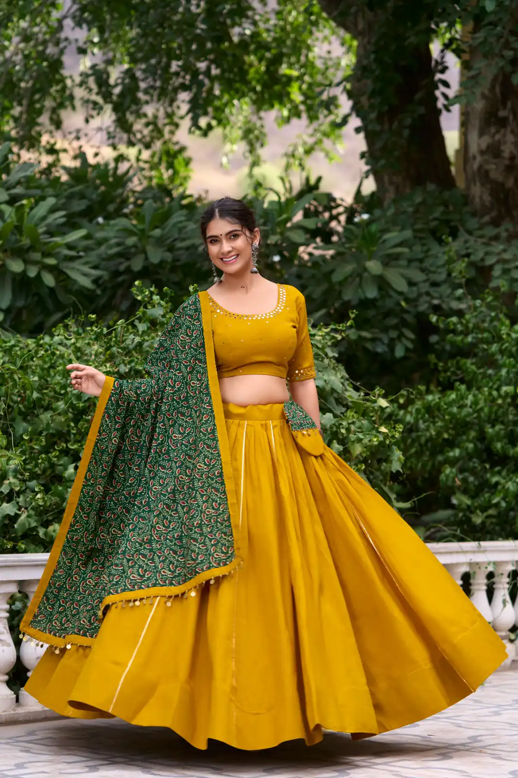 LNB 1697 Mustard Color Pure Cotton Plain With Gota Patti Touch Up Lehenga Choli Wedding, Party, Festive, Events Etc. Delivery 4-6 Working Days Rs 3499 | Creative Lehenga, Bollywood Lehenga, Designer Lehenga, Embroidered Lehenga, Lehenga, Party Wear Lehenga
