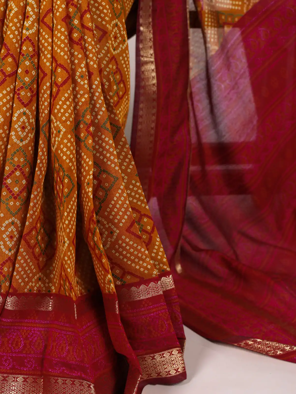 YNF 7046 Mustard Color Polyester Chanderi Print Zari Weaving Work Saree Casual, Wedding, Festive, Events . Expected Delivery  4-6 Working Days @1549/- only                                                                                | Embroidered Sarees, Bollywood Sarees, Creative Sarees, Designer Sarees, Ethnic Saree, Modern Digital sarees, Party Wear Sarees, Sarees