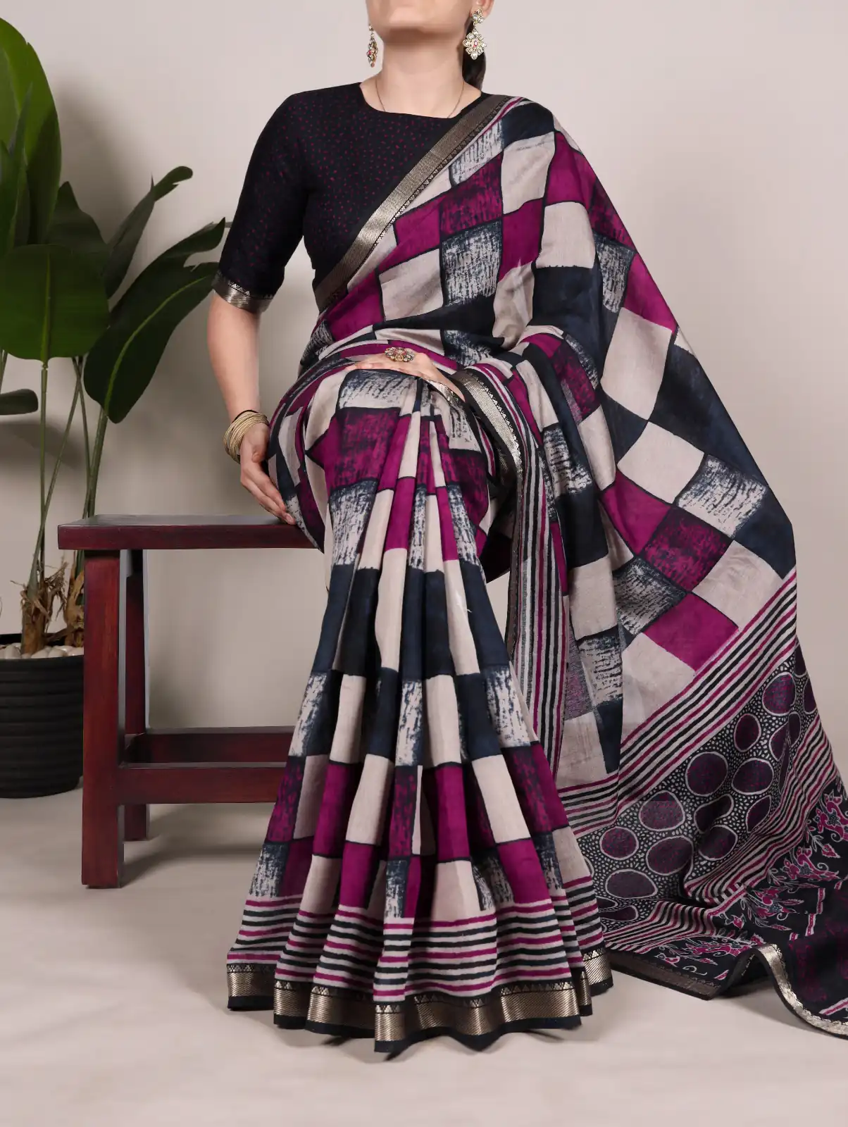YNF 7045 Navy Blue Color Polyester Viscose Chanderi Printed Border Saree Casual, Wedding, Festive, Events . Expected Delivery  4-6 Working Days @1499/- only                                | Embroidered Sarees, Bollywood Sarees, Creative Sarees, Designer Sarees, Ethnic Saree, Modern Digital sarees, Party Wear Sarees, Sarees