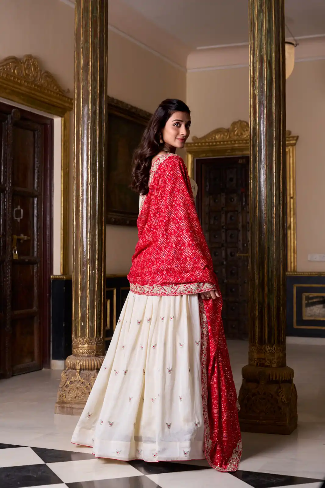 LNB 1436 Off White Dazzle at events in the Off White Vichitra Silk Sequins Lehenga Choli, crafted with sequins and tailored for comfort. Discover your style | Bollywood Lehenga, Creative Lehenga, Designer Lehenga, Embroidered Lehenga, Lehenga, Party Wear Lehenga