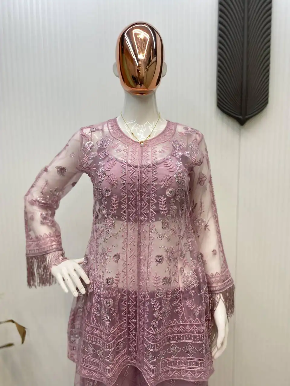 LG 1943 Pink Color Butterfly Net Sequence Embroidery Work Salwar Suit Casual, Wedding, Festive, Events . Expected Delivery  4-6 Working Days @1999/- only      | Casual Suits, Jump Suits, Creative suits, Designer Suits, Palazzo Suits, Party Wear Suits, Patiala Suits, Salwar suit, Straight Suits