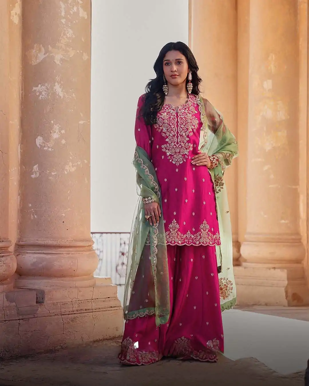 LG 1988 Pink Color Chinon Sequence Embroidery Work Salwar Suit Casual, Wedding, Festive, Events . Expected Delivery  4-6 Working Days @2149/- only      | Casual Suits, Jump Suits, Creative suits, Designer Suits, Palazzo Suits, Party Wear Suits, Patiala Suits, Salwar suit, Straight Suits