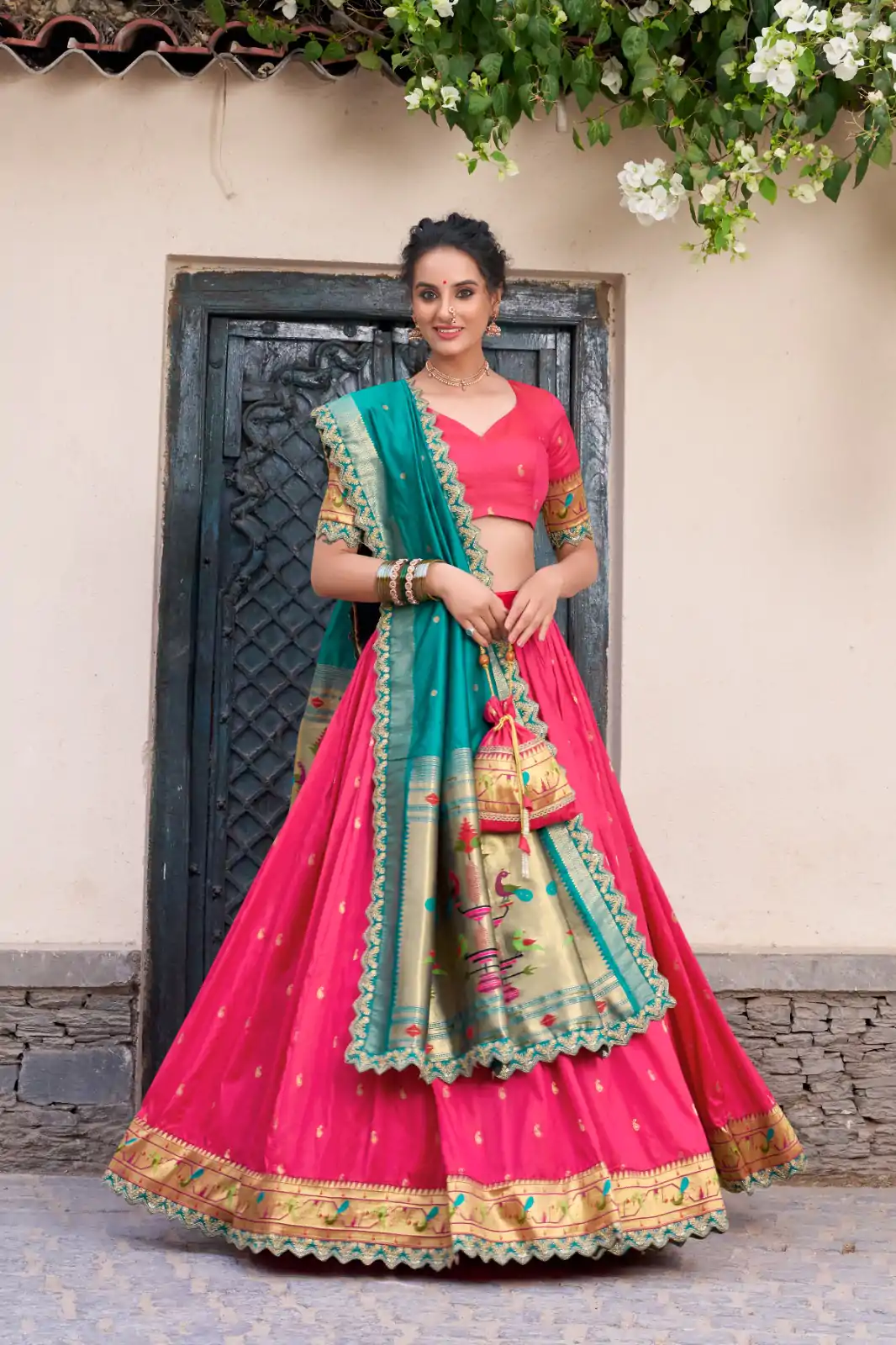 LNB 2014 Pink Color Jacquard Silk Zari Work Sequins Thread Embroidery Lehenga Choli Wedding, Party, Festive, Events Etc. Delivery 4-6 Working Days Rs 3749 | Creative Lehenga, Bollywood Lehenga, Designer Lehenga, Embroidered Lehenga, Lehenga, Party Wear Lehenga