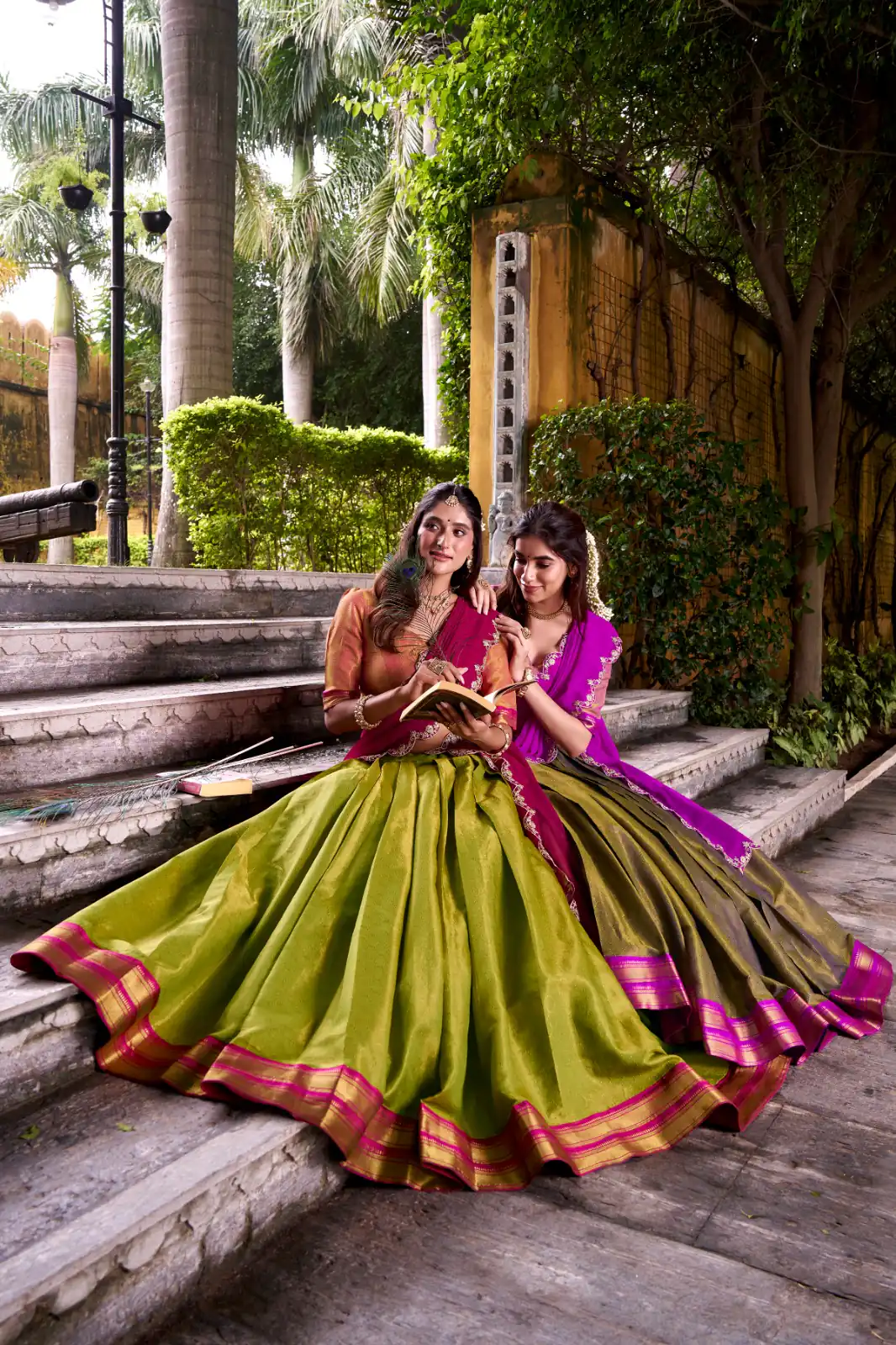 LNB 2009 Pink Discover elegance in Pink Kanchipuram Weaving Lehenga Choli, featuring stunning zari work and comfortable fit. Enhance your wardrobe today! | Creative Lehenga, Bollywood Lehenga, Designer Lehenga, Embroidered Lehenga, Lehenga, Party Wear Lehenga