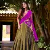 LNB 2009 Pink Discover elegance in Pink Kanchipuram Weaving Lehenga Choli, featuring stunning zari work and comfortable fit. Enhance your wardrobe today! | Creative Lehenga, Bollywood Lehenga, Designer Lehenga, Embroidered Lehenga, Lehenga, Party Wear Lehenga